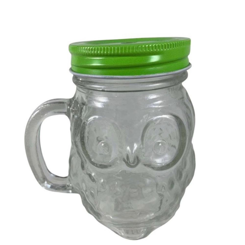 Owl Momentum Brand Glass smoothie cup